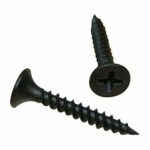 Black dry wall screw 38x6mm