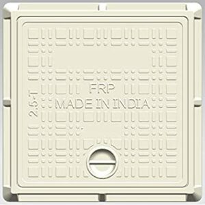 FRP Man Hole Cover 2x2-(5t)-White