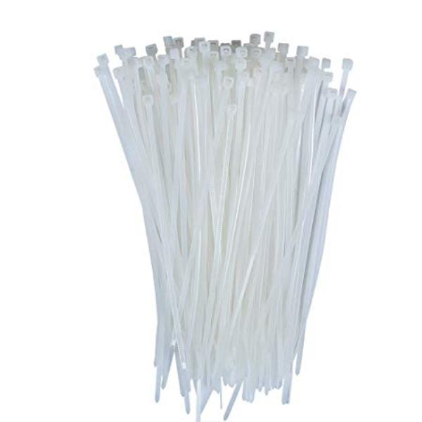 Nylon-Flexible-Cable-Tie-White-100Pcs.-Pack