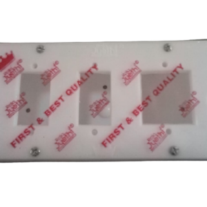 Pvc Box 4"x4"-3 Switch