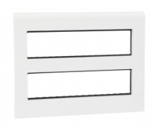 LEGRAND MYRIUS PLATE+FRAME 16M WHITE NRI-673216