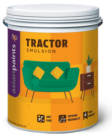Asian Paints Tractor Emulsion super White 1 L