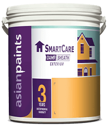 Asian Paints Smart Care Damp Sheath Exterior White 1ltr