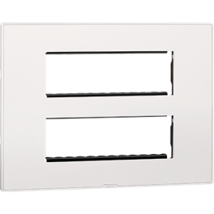 LEGRAND MYRIUS PLATE+FRAME-12MM WHITE-679512
