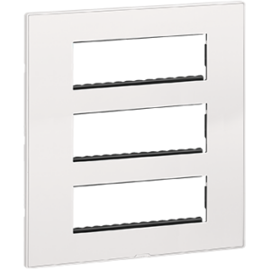 LEGRAND MYRIUS PLATE+FRAME 18M WHITE-679518