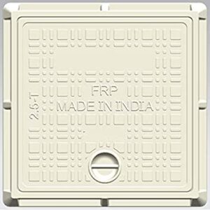 FRP Man Hole Cover 21/4x21/4-White