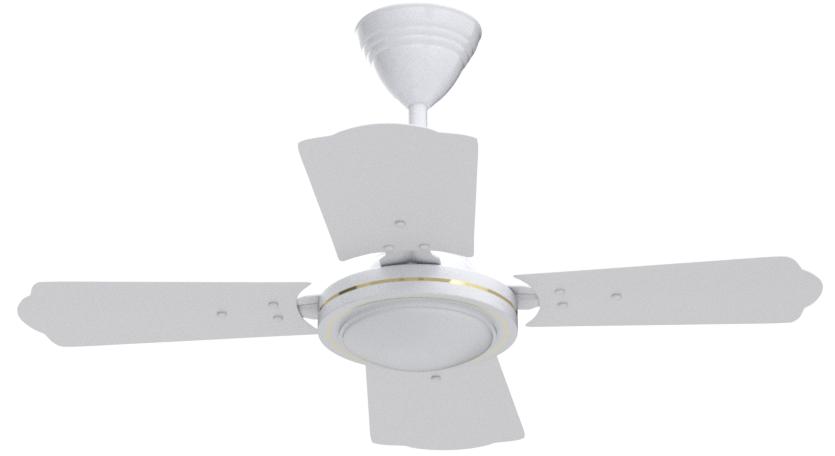 Cg Celling Fan H. Speed Opeal White 600mm 4leaf