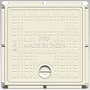 FRP Manhole Cover 3*3- White
