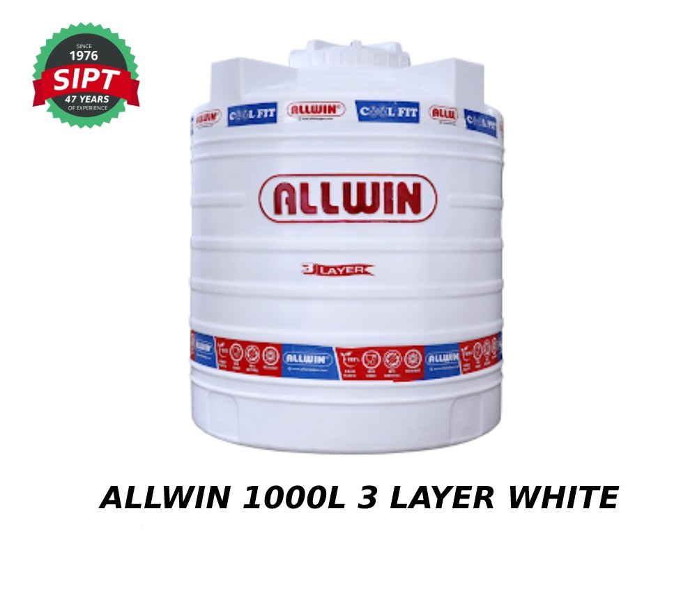 Allwin Water Tank White 1000 Ltrs